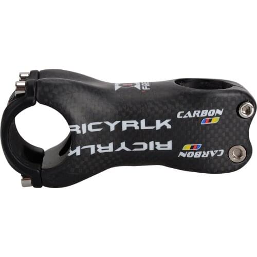 2021 Full Carbon Fiber Riser Stem MTB Road Bike 31.8mm Angle 6/17 Bicicleta Tallo Bicicleta Potencia