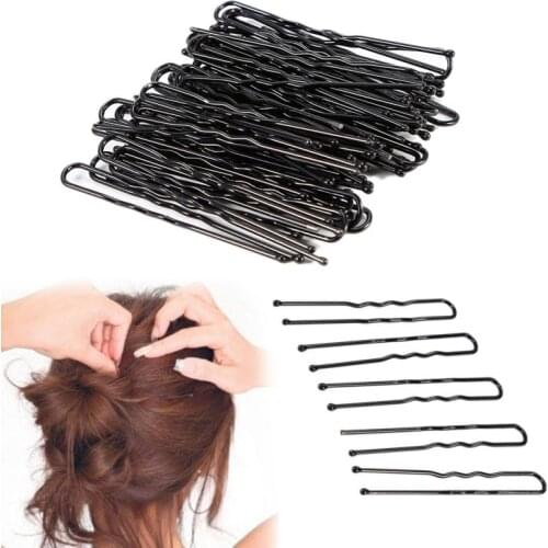 U-shaped Bobby Pins Barrette Grips Clip Hairpins Salon Waved Hair DIY Pan Head Accessories 50pcs/set Hair Clips