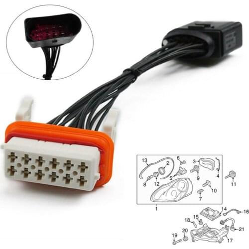 Headlight Wiring Harness Fits For Porsche Cayenne Xenon 955 631 239 11
