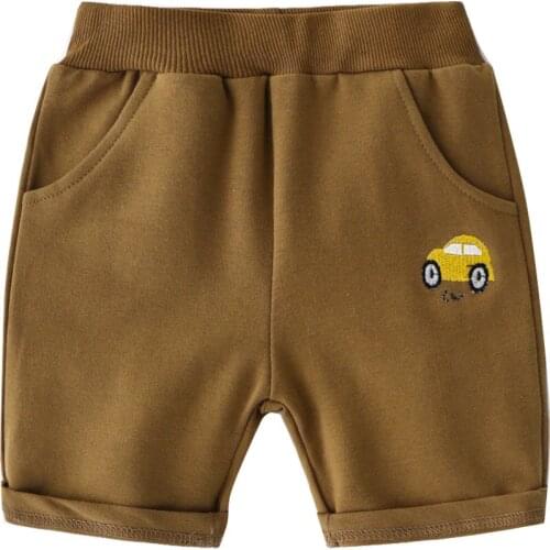 ZWF814 Cotton Baby Shorts for Boy Casual Solid Baby Kids Shorts Pants Boys Shorts Summer Thin Baby Boy Clothes Age 2-12T