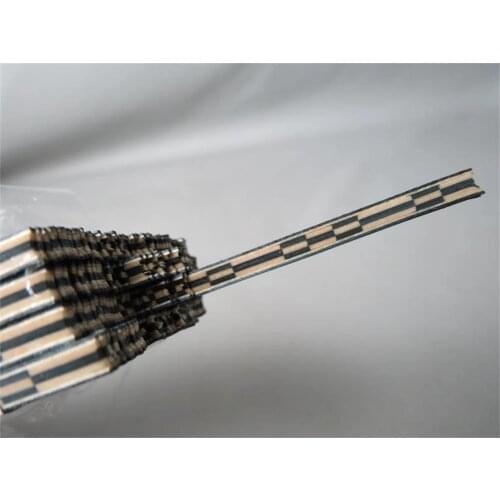 50STRIP LUTHIER FIGURED BINDING XL-60,Measures 6mm x1.2mm thick and 640mm long