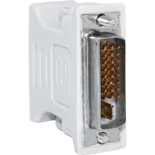 L-Shape DVI-I to VGA Adapter,90 Degree DVI 24+5 29Pin Male to VGA 15 Pin Female Converter Connecter Adapter for Laptop dropship