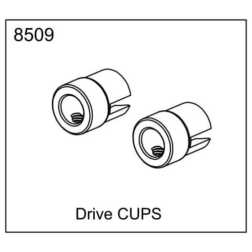 ZD racing EX07 accessories super sports car 1/7 original accessories front and rear universal 8509 transmission adapter