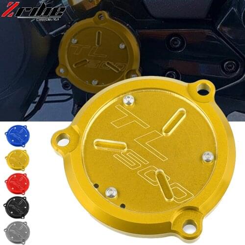 Motorcycle CNC Aluminum Frame Guard Cover For SYM MAXSYM TL 500 TL500 2020 2021 Front Drive Shaft Guard Accessories TL500 logo