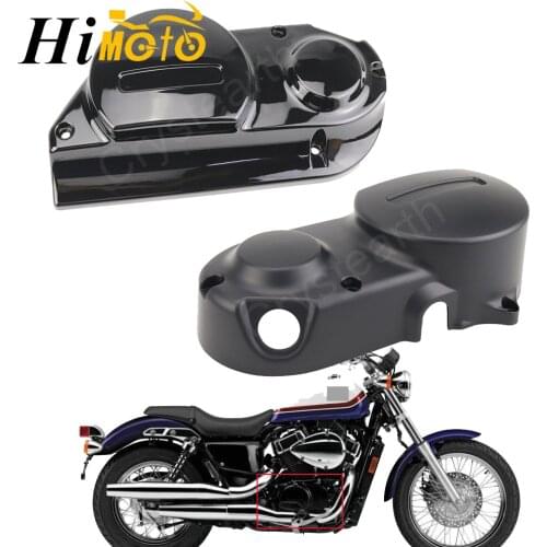 For Honda Shadow ACE 750 VT750 VT400 VT 400 2004-2011 Motorcycle Engine Guard Protector Cover Clutch Cover Chrome Gloss Black