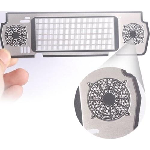 For Traxxas TRX4 metal mesh simulation water tank cooling box for TRX-4 Mustang remote control car stainless steel fittings