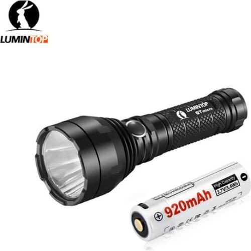 LUMINTOP GT micro BLF GT flashlight Cree XPL-HI LED max 1000 lumen Beam Distance 400 Meters Portable flashligh
