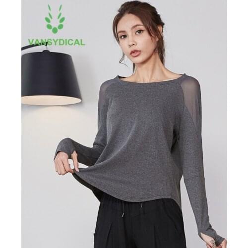 2021 Women Quick Dry Sports Workout T-shirts Mesh Gym Yoga Shirts Long Sleeve Fitness Dance Jogging Sportswear Top Two Ways Wear