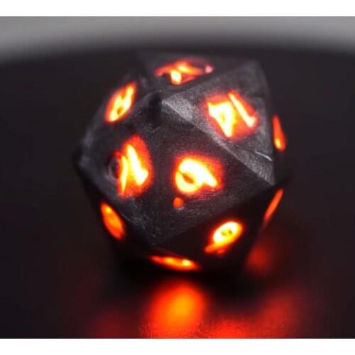 Dice Polyhedral Luminous Mini Colorful Game Dice for Club Bar Party Party Supplies Multiplayer Game