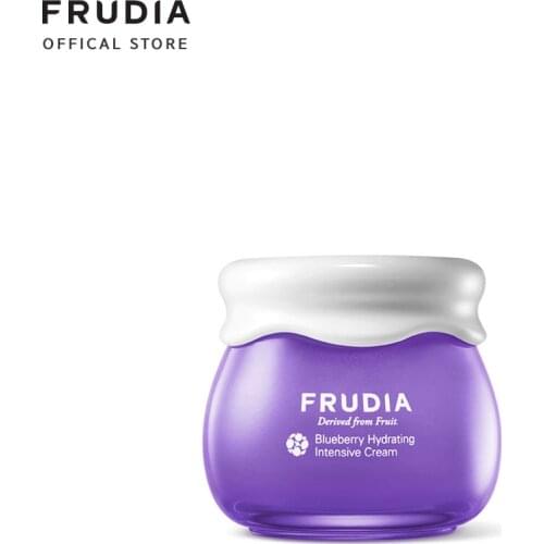 Face cream - Blueberry Hydrating Intensive Cream - Frudia, deep moisture for 72 hours hydrating dry skin care moist flim