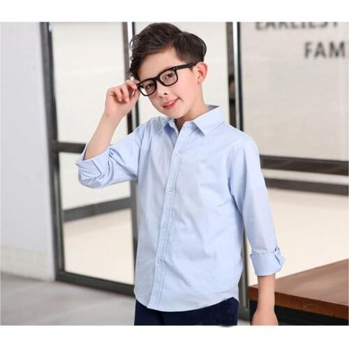 LUOBOBEIBEI School Shirts For Boys