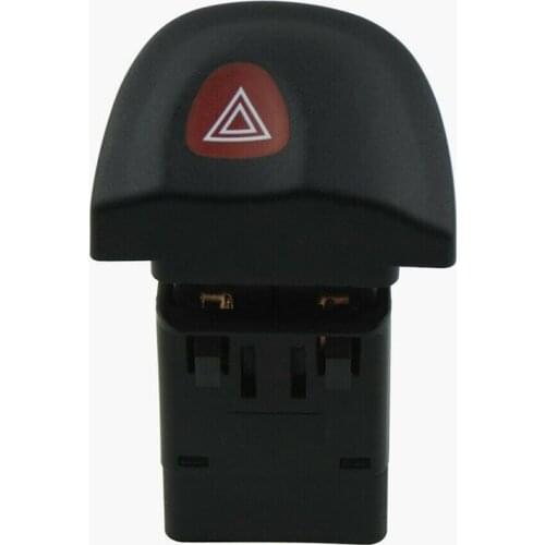 Hazard Warning Light Switch Button Dash 8 Pins for Renault Megane Scenic 7700435867 Double Flashlights Auto Parts