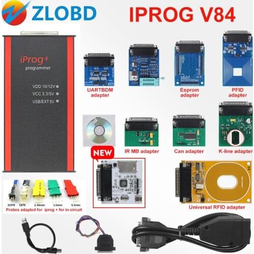 Iprog v84 Key Programmer IMMO + Mileage Correction + Airbag Reset Iprog Pro Till 2019 Replace Carprog Digiprog Tango