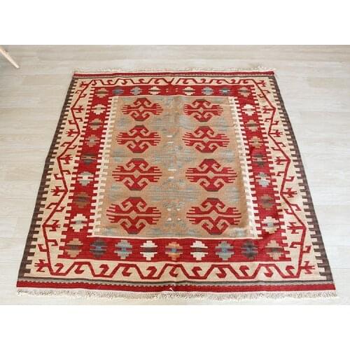 Kilim Kilrim Wool Manual Weave Foreign Lands Nation The Wind 100 Guest Hall Tea Table Sofa Carpetgc193kilyg40
