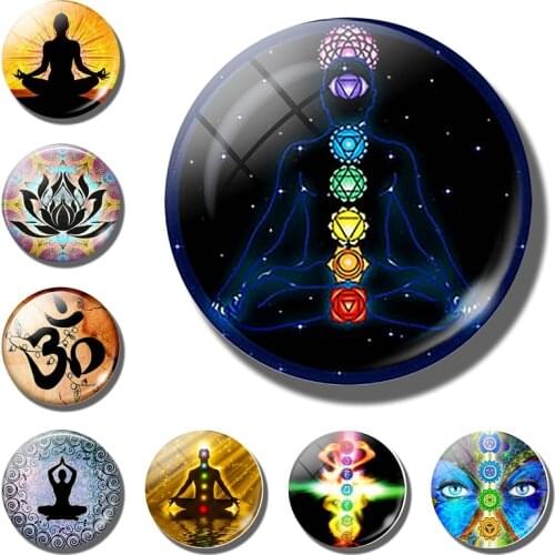 Chakra Symbols fridge magnet. Chakra Symbols Sign refrigerator magnets. Chakra Symbols fridge sticker Magic Sign Zen Home Decor