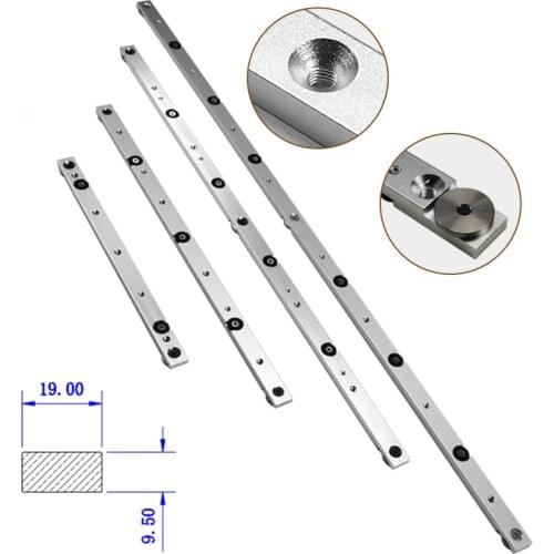 300/450/650mm Aluminium alloy T-tracks Slot Miter Bar Slider Table Saw Miter Gauge Rod Woodworking Tools DIY