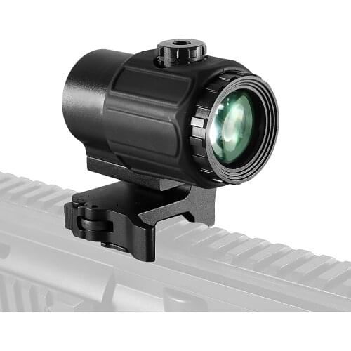 Tactical G43 3x Magnifier Scope Sight with Switch To Side STS QD Mount Fit for 20mm Rail Rifle Gun Hunting