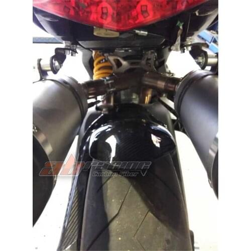 Rear Hugger Fender For Ducati Monster 696 795 Full Carbon Fiber 100% Twill