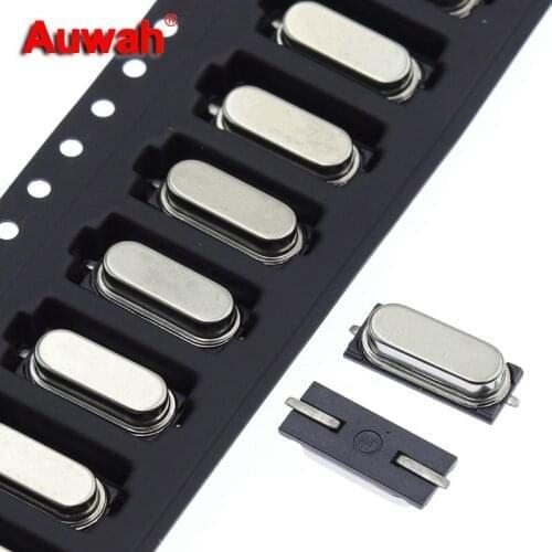 10pcs HC 49SMD 14.318318MHz 16MHz 16.384MHz 18.432MHz 19.2MHz 20MHz 22.1184MHz Quartz Crystal Resonator Passive Oscillator