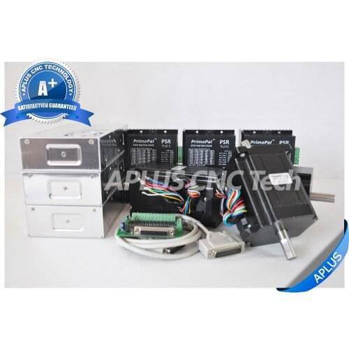 3-Axis Dual Shaft Kits, 1 PC 920oz-in & 1 PC 1160oz-in & 1 PC 1696oz-in Stepper Motors & Drivers & Power Supplies