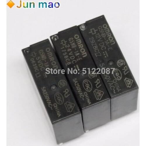 5PCS New original G5NB-1A 05VDC 12VDC 24VDC 24V 4-pin 3A mini G5NB Relay G5NB-1A-E 05V 12V 24V AC alternating current AC DIP4