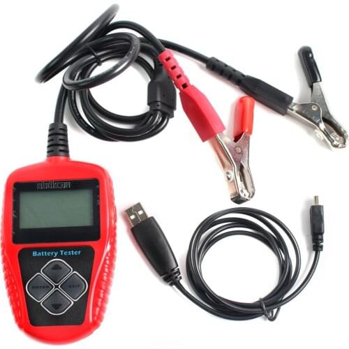 Auto/ Motorcycle Battery Load Tester 12V Vehicle Battery Analyzer 2000CCA 220AH Car CCA Diagnostic Tool