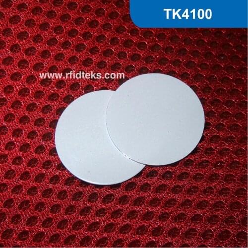 CT13mm RFID MINI PVC Coin tag 125KHZ 64BITS R/O TK ISO18000-2 Read Only with TK4100 Chip 13mm