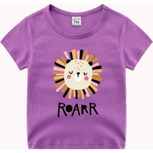 Kids Girl Boy T Shirt Summer Baby Cotton Tops Toddler Tees Clothes Children Clothing Cartoon T-shirts Short Sleeve Casual Wear
