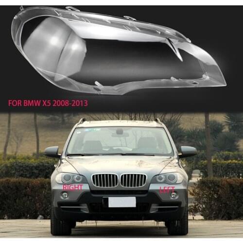 For BMW X5 E70 lens lampshade shell Lens lamp transparent housing E70 front headlight transparent glass case Lens protection