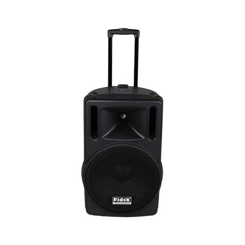 Fidek FPX-151BT Professional Audio mobile speaker Trolley speaker battery high-power outdoor 2-way speaker 15 inch with remote