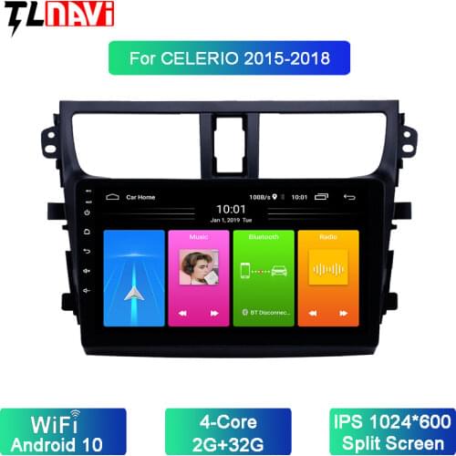 For 2015-2018Suzuki Celerio Android 10 HD Touchscreen 9 inch Head Unit car GPS Radio
