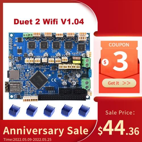 Cloned Duet 2 Wifi V1.04 Upgrade 32bit Control Board Duet2 Wifi 32 bit Motherboard For CNC Machine ender 3 pro 3D Printer Parts