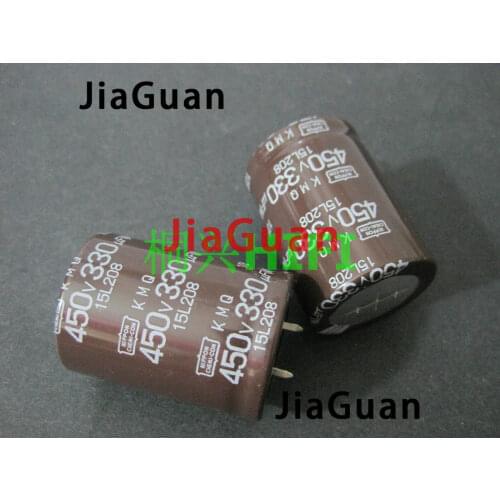 4pcs new NIPPON KMQ 450V330UF 30x40mm NCC electrolytic capacitor 330UF/450V CHEMI-CON kmq 330uf 450v