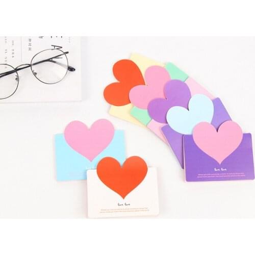 5pcs/lot Mini love envelopes with heart card Message Card Letter For Card Scrapbooking Gift korean statonery papelaria
