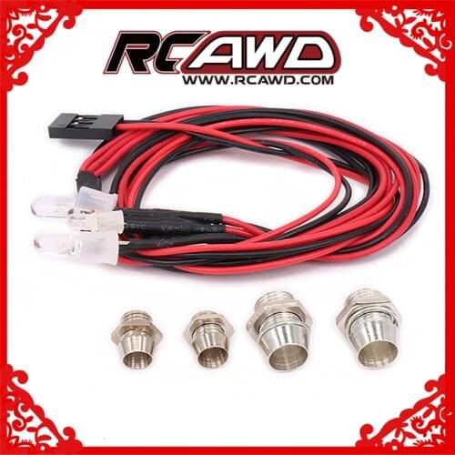 LED Light Body Shell Roof Mount Light Set Headlight For Himoto 1/10 1/16 1/18 RC Car Monster Truck Crawler HSP HPI Wltoy Redcat