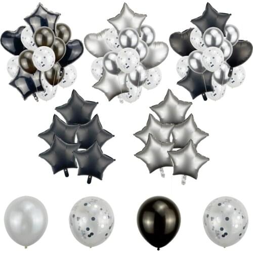 Latex balloon wedding decoration heart-shaped helium balloon birthday party decoration baby shower party confetti star balloon