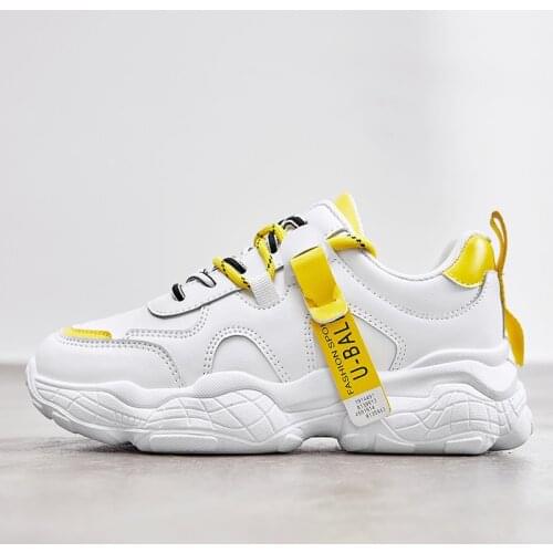 Fashion trend womens shoes new breathable mesh sports shoes womens thick soled casual shoes