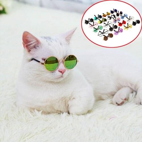 Fashion Vintage Doll Toy Sunglasses For For BJD Blyth American Grils Glasses Round Dog Cat Pet Photos Props Pet Glasses Toy