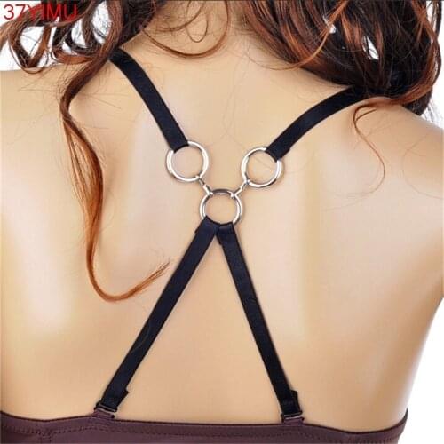 Underwear belt behind double shoulder strap cross 1Pc Bra shoulder strap cross the replacement of metal decoration High Quality