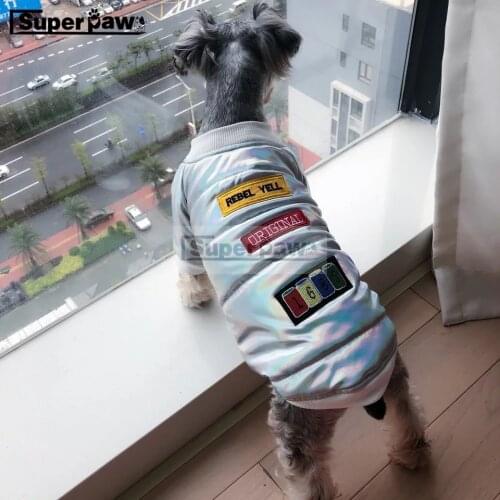 New Dog Clothes Pet Puppy Soft Cotton Waistcoat Coat Bulldog Schnauzer Chihuahua Jacket for Dogs In Winter Keeping Warm AQC26
