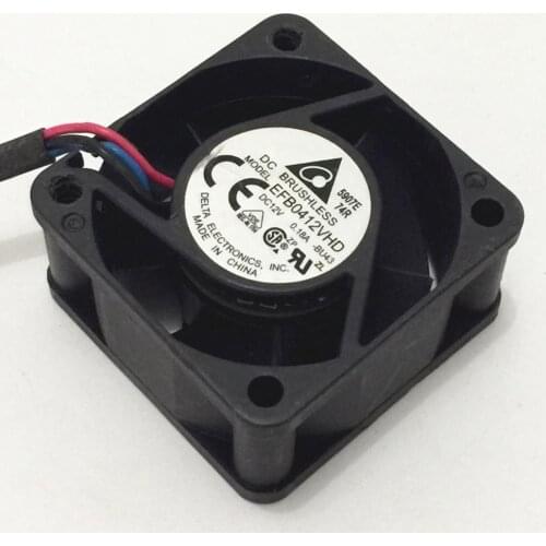 Delta Electronics EFB0412VHD BU43 DC 12V 0.18A 40x40x20mm Server Cooling Fan