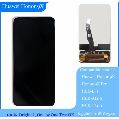 6.59inch Original For Huawei Honor 9X Honor 9X Pro HLK-L41 HLK-AL00 HLK-TL00 LCD Display Touch Screen Digitizer Assembly parts