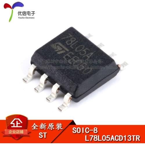 Genuine original patch L78L05ACD13TR chip regulator 1.7VDO 0.1A 5V SOP-8