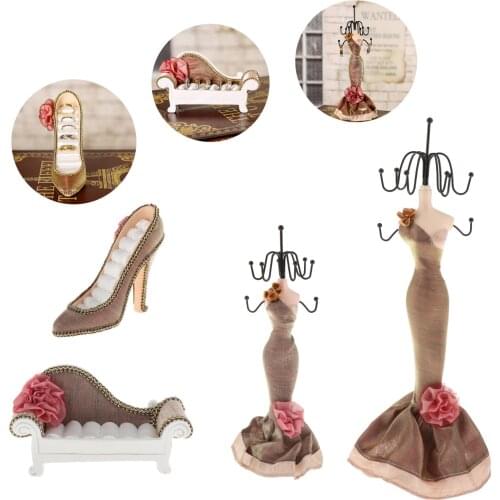 Jewelry Display Stand Stylish Storage Jewelry Rack High Heel Ring Holder