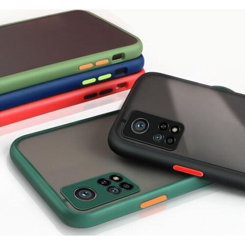 Shockproof Armor Matte Case For Xiaomi Mi10T Pro Soft Hard PC Cover For Xiaomi Mi 10T 9T Silicone Bumper Phone Cases