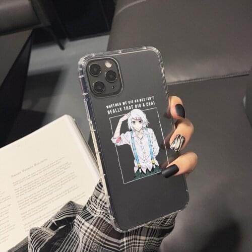 FOXSISTVR Shockproof Phone Case for IPhone XR X XS 12 11 Pro Max 7 8 6S Plus SE2 Anime Tokyo Ghoul Suave Kaneki Ken Cover Coque