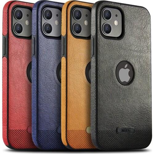 Luxury leather Case for iPhone 12 Pro Max 11 Cover fashion protection Cases for iPhone 12 Mini Back Cover