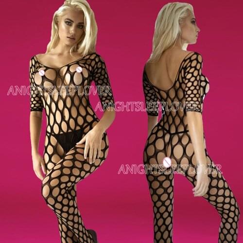 Sexy Bodystocking Open Crotch Fetish Porno Sexi Women Crochless Teddy Lingerie Bodysuit Sexy Erotic Underwear Baby Doll