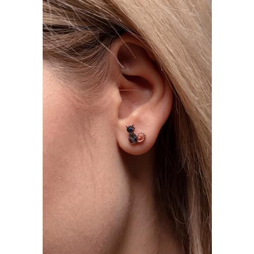 Nineveh Silver Mix the Stony Cat Model Silver Earrings, Women 'S Accessories, Women 'S Earrings, Earrings, Jewelry, womens Jewelry