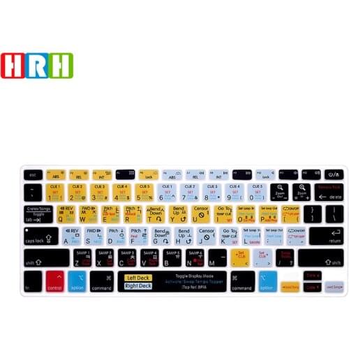 HRH Serato Scratch Live Korean Hotkey Shortcuts Silicone Keyboard Cover Protector Keypad Skin For Mac Air Pro Retina 13"15A1502